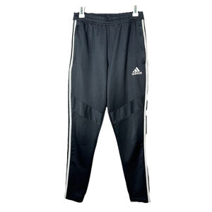 Adidas Climacool Womens Stripe Logo Track Pants Zip Ankle & Pockets Black Size M